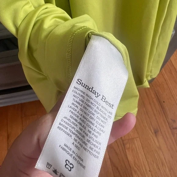 Sunday Best Vibrant Yellow green Mini Dress - Picture 5 of 7